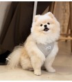 Arnés para Perro Ajustable Vichy Beige