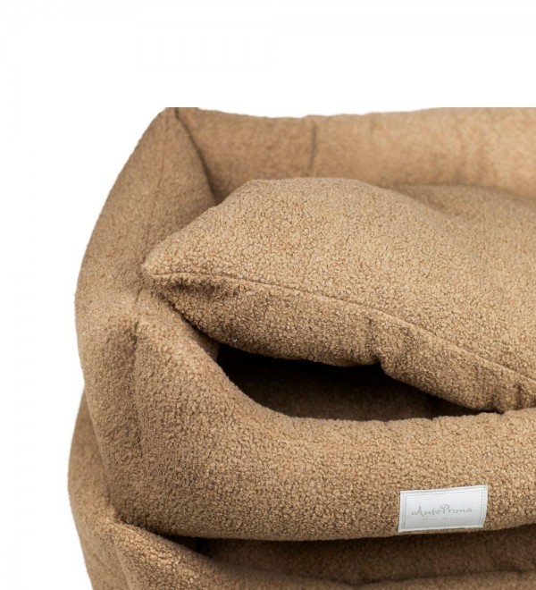 Teddy Brown Dog Bed