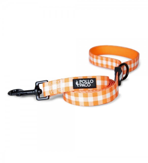 Leash Vichy Orange