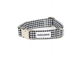 Collar for Dog Vichy Black