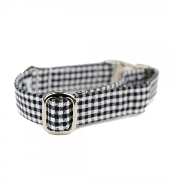 Collar for Dog Vichy Black