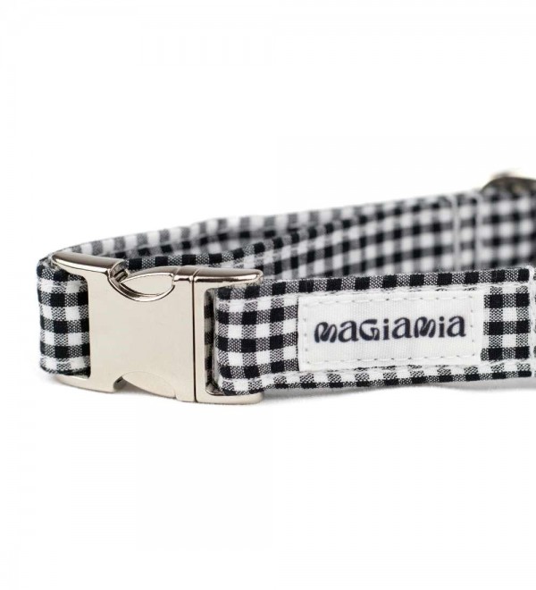 Collar for Dog Vichy Black