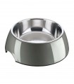Dog Feeder and Waterer - Gray Melamine