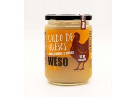 Caldo de Huesos de Gallina
