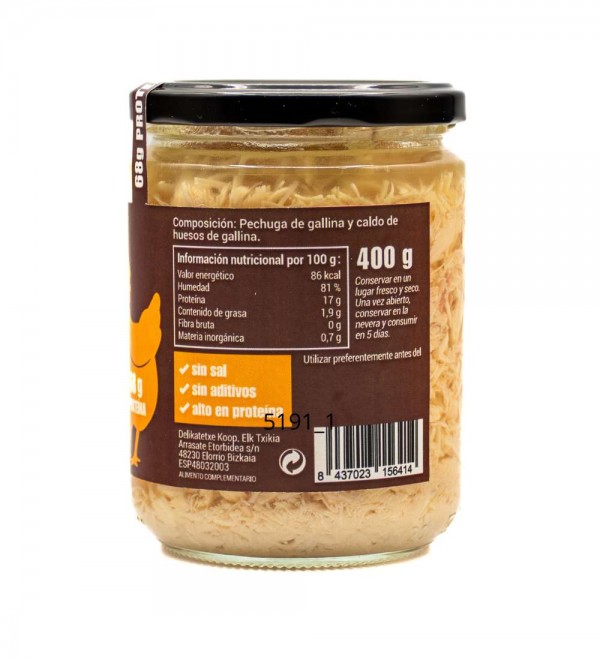 Chicken breast in bone broth