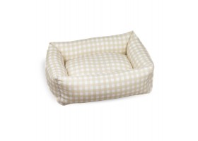 Vicky Beige Dog Bed