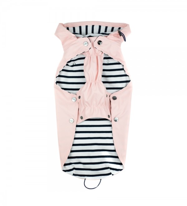 Waterproof Medium Dog Coat - Tribord Pink
