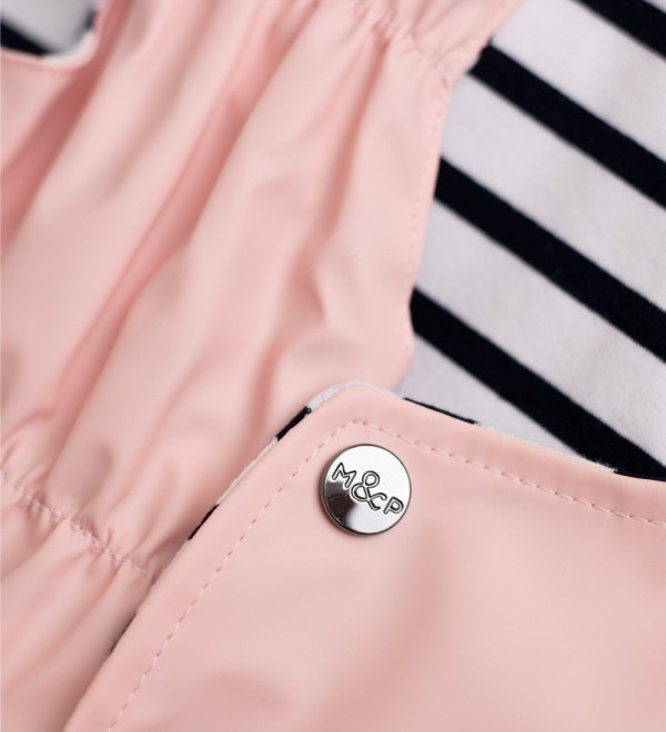 Waterproof Medium Dog Coat - Tribord Pink