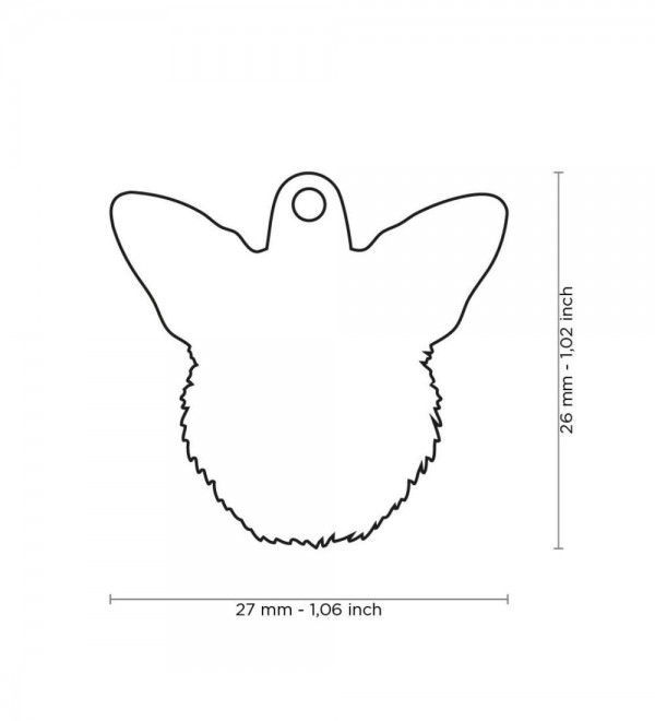 Identification Tag Friends Corgi