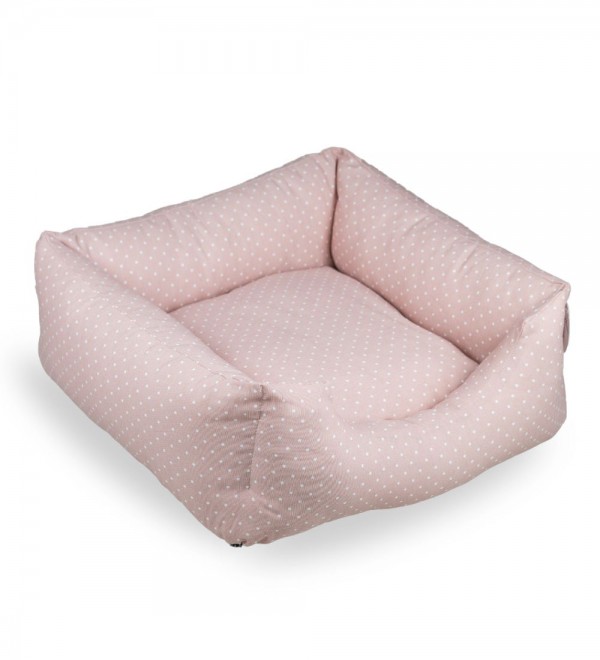 Eve Dots Pink removable dog bed