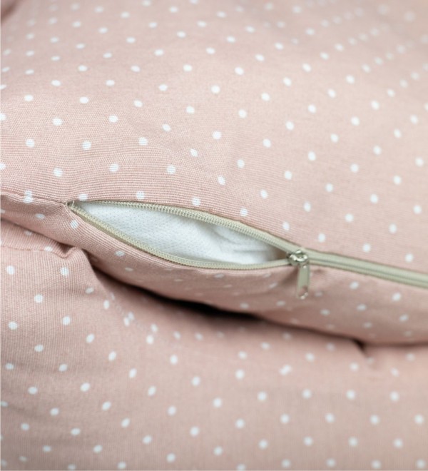 Cama para perro desenfundable Eve Dots Rosa