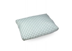Removable dog bed cushion Vicky in green
