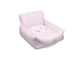 Cama de perro para el coche Mary Rosa Cama de perro para el coche Mary Rosa