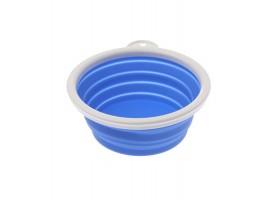 Foldable dog water and food bowl - Travel Blue