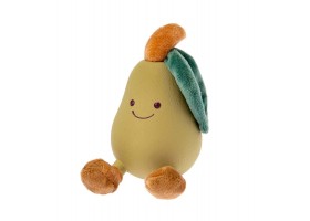 Rubber and Plush Pear Toy