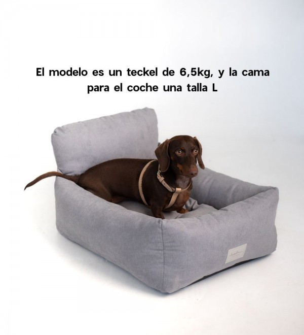 Cama Perro para el Coche Mary Gris