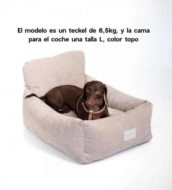 Cama Perro para el Coche Mary Beige