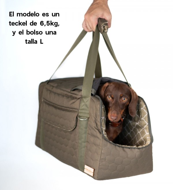 Elizabeth Green Dog Bag