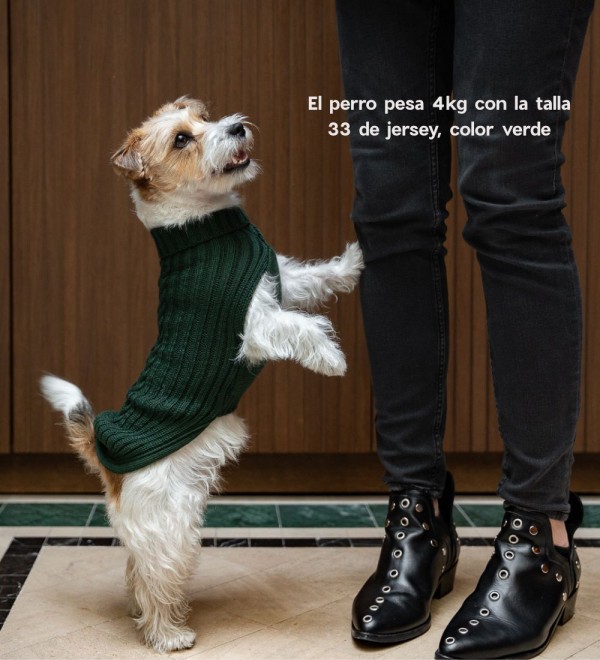 Jersey Para Perro Trenzado Rosa