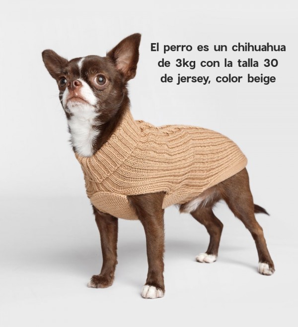Jersey Para Perro Trenzado Negro