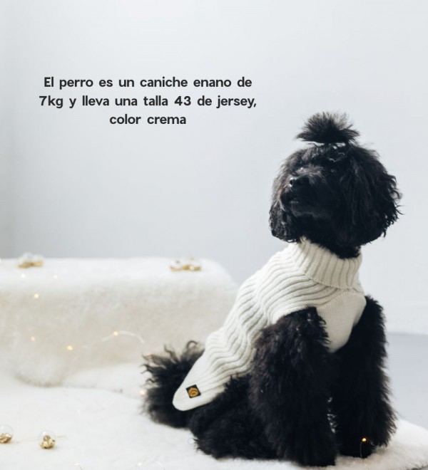 Jersey para Perro Trenzado Marrón