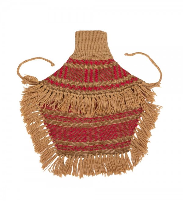 Camelberry Plaid Dog Poncho