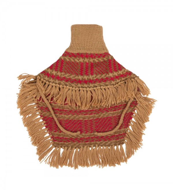 Camelberry Plaid Dog Poncho