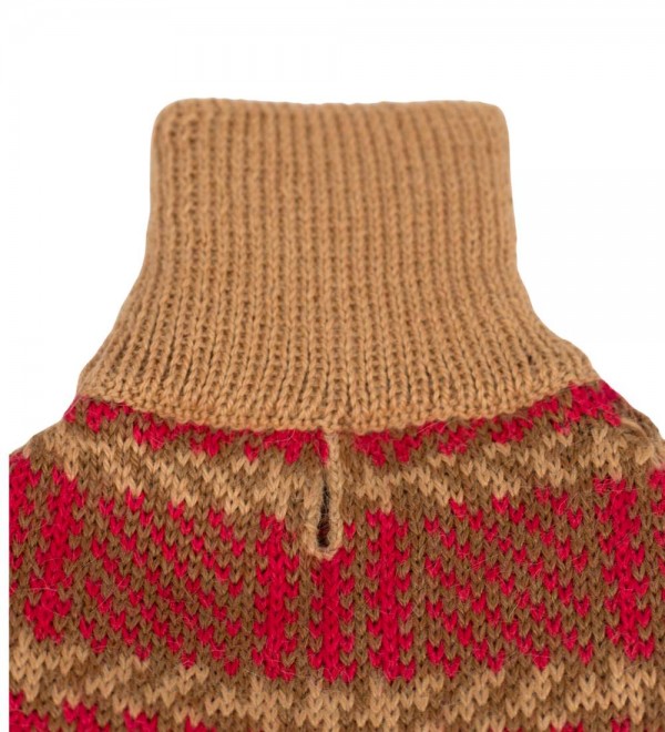 Camelberry Plaid Dog Poncho