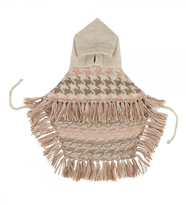 Soft Houndstooth Dog Poncho