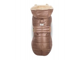 Brown Puffer Coat for Dogs