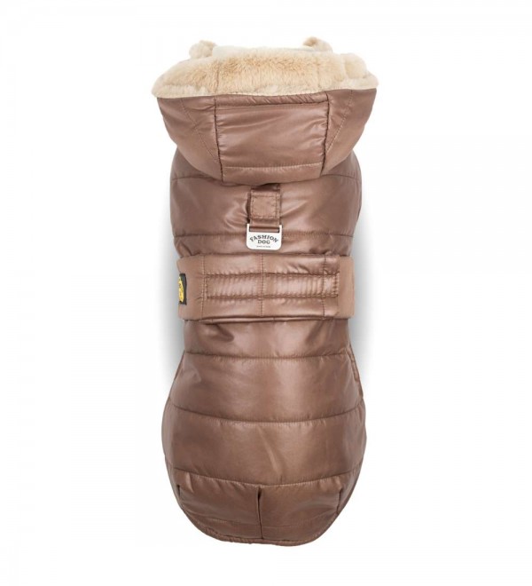 Brown Puffer Coat for Dogs