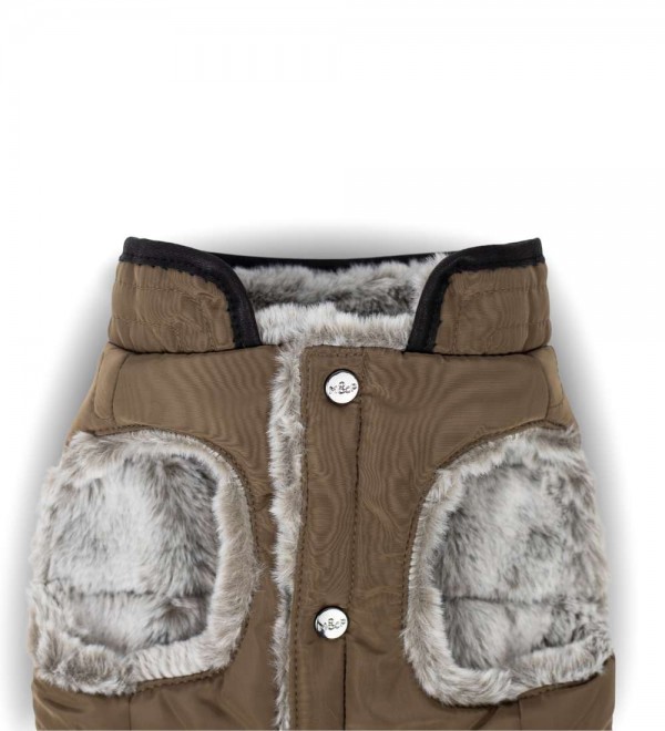 Abrigo para perro reversible Leopold