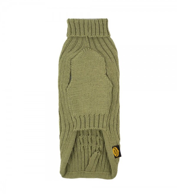 Jersey para Perro Trenzado Verde Oliva