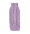 Braided Lavender Dog Sweater