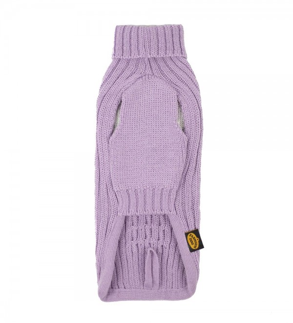 Braided Lavender Dog Sweater