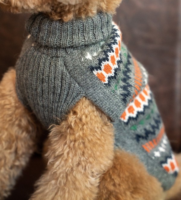 Grey Hexagon Dog Jersey