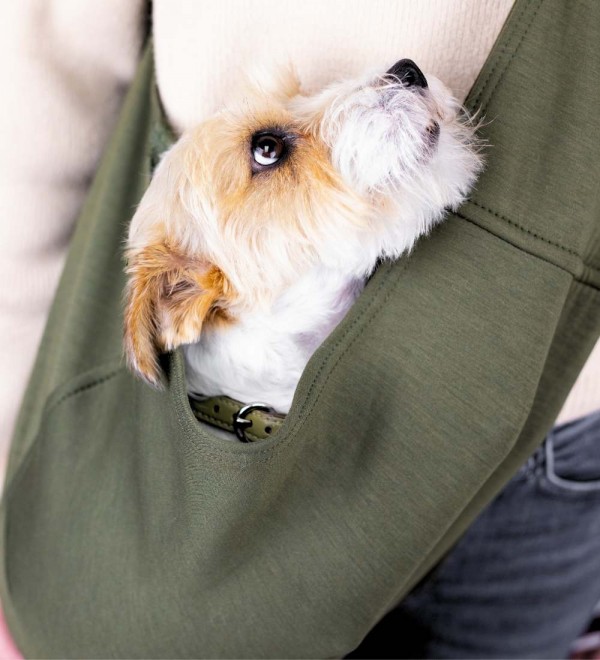 Dog harness - Khaki Green Wallaby