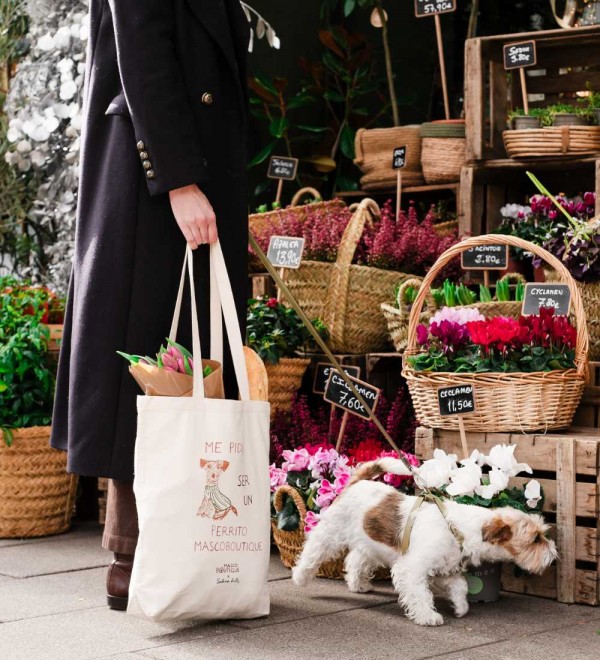 Tote Bag - "I want to be a Mascoboutique puppy"