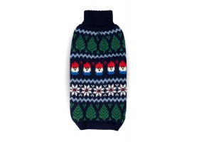 Jersey Holiday Gnomes Azul Marino