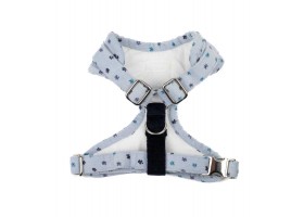 Adjustable Harness Blue Flower Corduroy