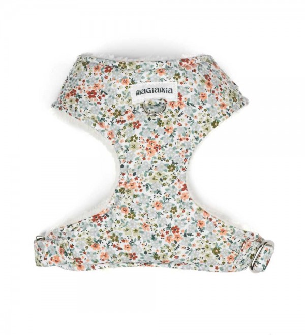 Adjustable Harness with Flowers and Lamb