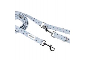 Correa Multiposición Pana Flores Azules