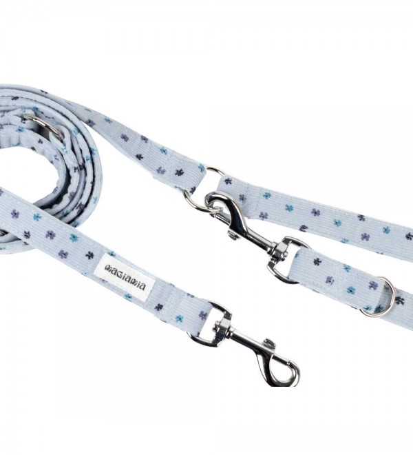 Leash Multiposition Blue Flower Cord