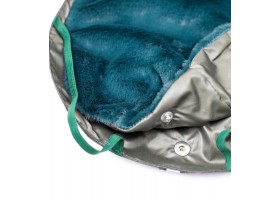 Impermeable para perro con Forro Verde Kaki