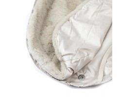 Impermeable para Perro con Forro Beige