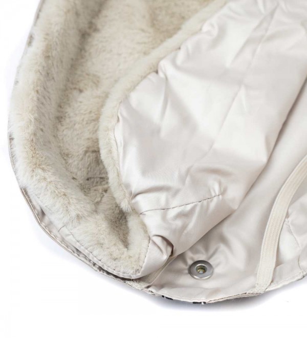 Waterproof Dog Coat with Beige Lining