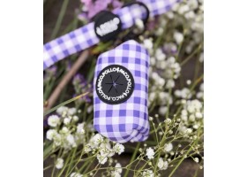 Purple Vichy Bag Holder