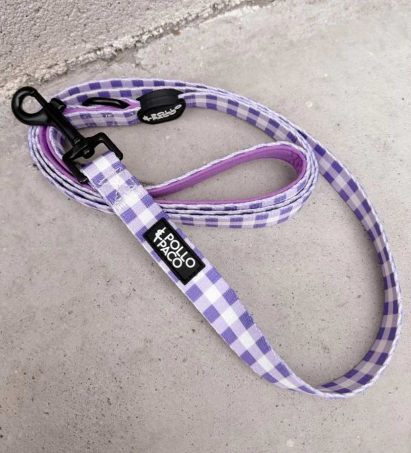 Leash Vichy Purple