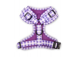 Arnés Ajustable para perros Vichy Morado