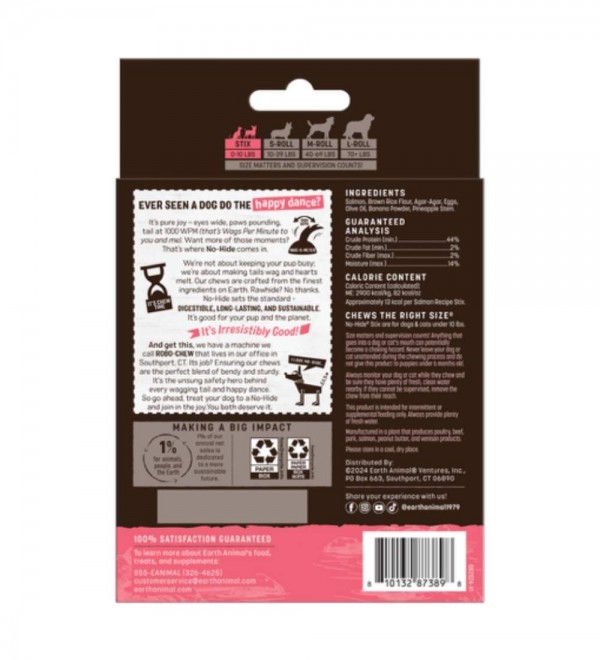 No-Hide 10 Sticks Salmon